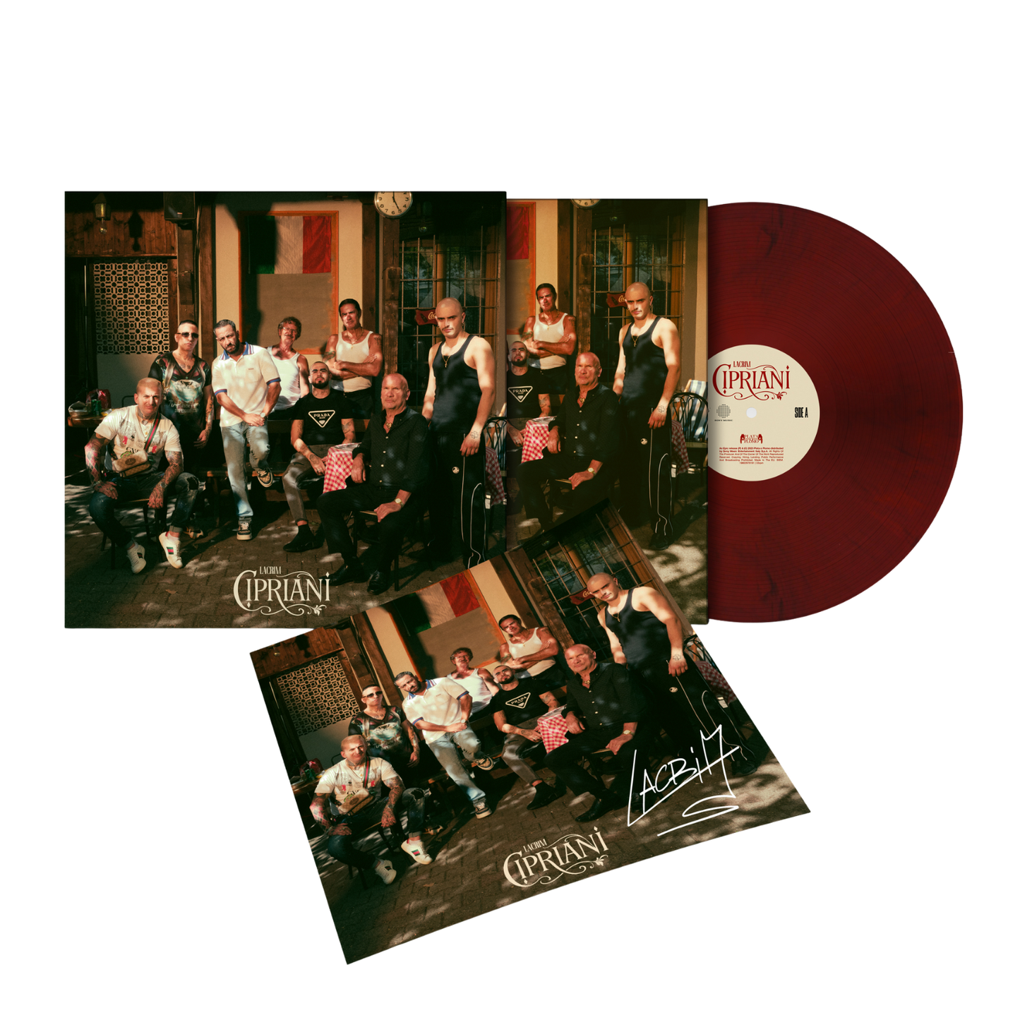 Vinyle rouge « Cipriani » + dédicace