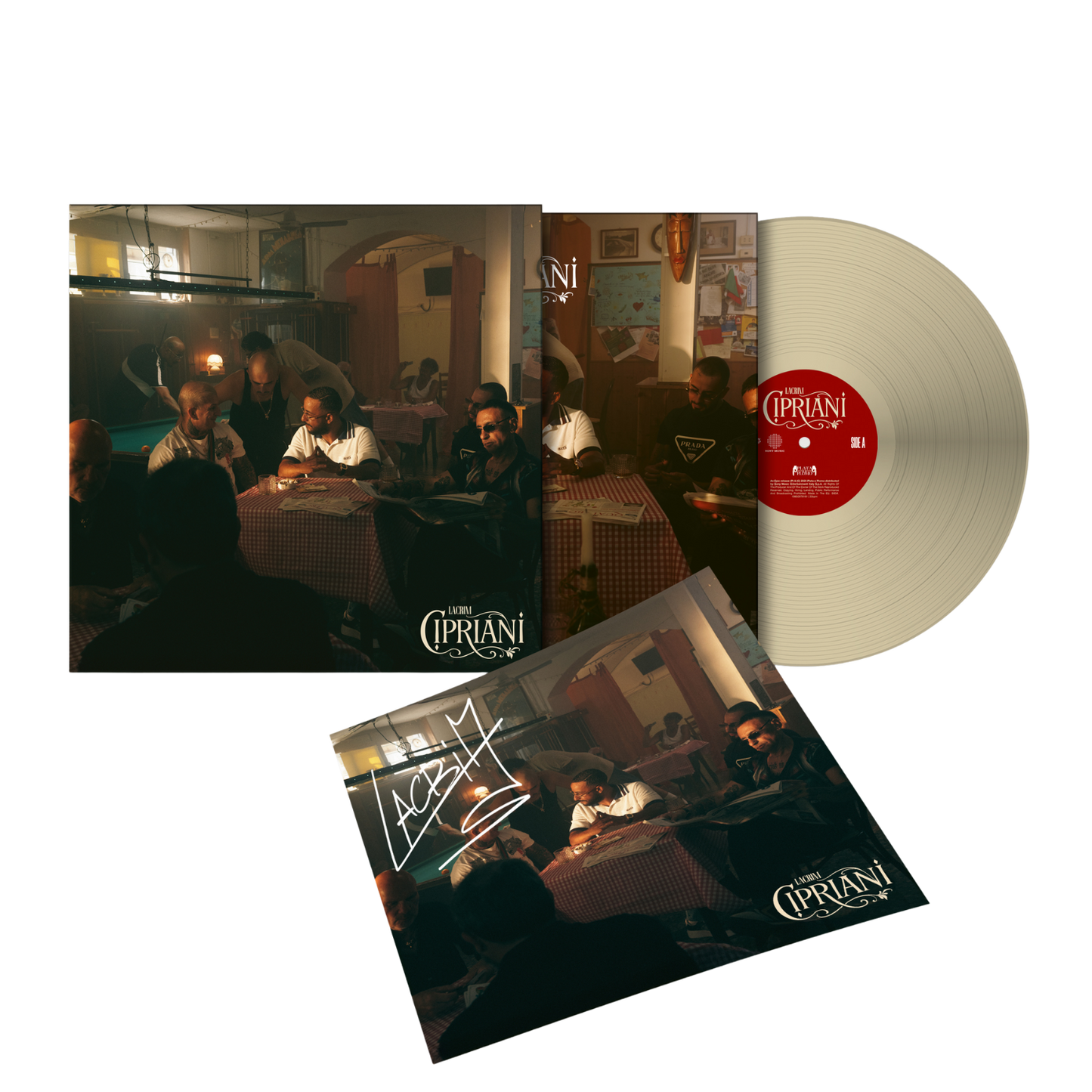 Vinyle crème « Cipriani » + dédicace